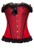 820 Lace with Ribbon Corset