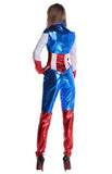 #FE329 Captain America Women Costume